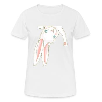 Hase - T-shirt respirant Femme - blanc - Devant - AI Model Female 172 dark (172cm)