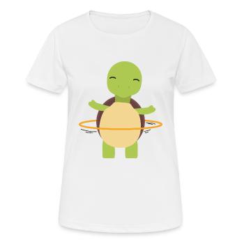 Turtle - Women's Breathable T-Shirt - white - Front - AI Model Female 172 dark (172cm)