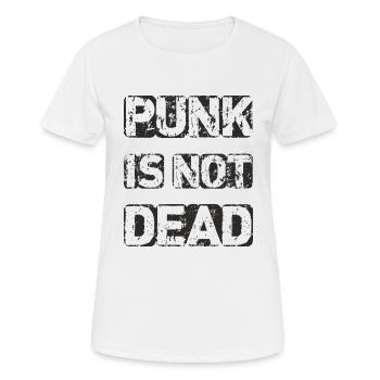 ErSa. Punk n’est pas mort - T-shirt respirant Femme - blanc - Devant - AI Model Female 172 dark (172cm)