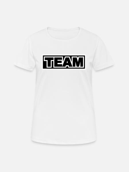 Team - Women's Breathable T-Shirt - white