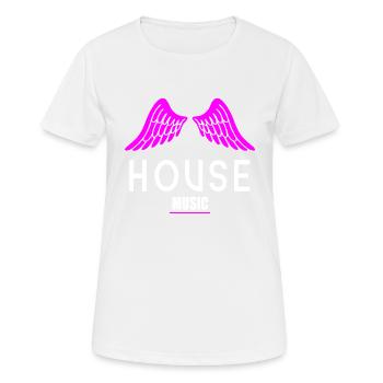 House - Frauen T-Shirt atmungsaktiv - Weiß - Vorne - AI Model Female 172 dark (172cm)
