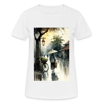 Vietnam - T-shirt respirant Femme - blanc - Devant - AI Model Female 172 dark (172cm)