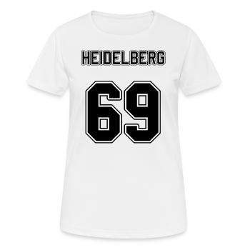 Heidelberg - T-shirt respirant Femme - blanc - Devant - AI Model Female 172 dark (172cm)