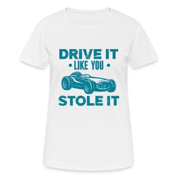 Oldtimer Auto-Veteran Autoklassiker Freiheit USA - Frauen T-Shirt atmungsaktiv - Weiß - Vorne - AI Model Female 172 dark (172cm)
