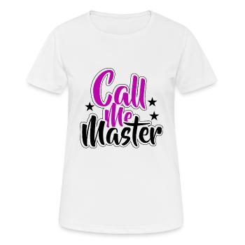 Master's Degree Graduation Graduation University - Women's Breathable T-Shirt - white - Front - AI Model Female 172 dark (172cm)