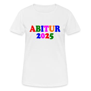 Remise des diplômes 2025 - T-shirt respirant Femme - blanc - Devant - AI Model Female 172 dark (172cm)