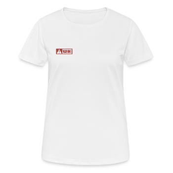 Danger - T-shirt respirant Femme - blanc - Devant - AI Model Female 172 dark (172cm)
