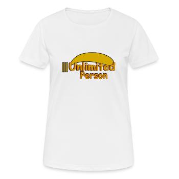 Chance de personne illimitée - T-shirt respirant Femme - blanc - Devant - AI Model Female 172 dark (172cm)
