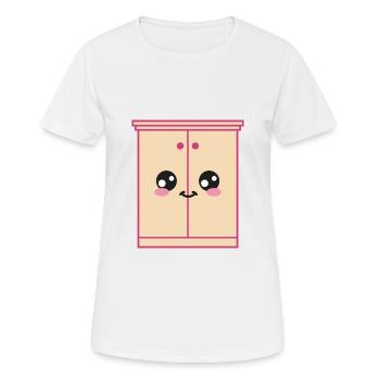 Cabinet Kawaii Sweet - Women's Breathable T-Shirt - white - Front - AI Model Female 172 dark (172cm)