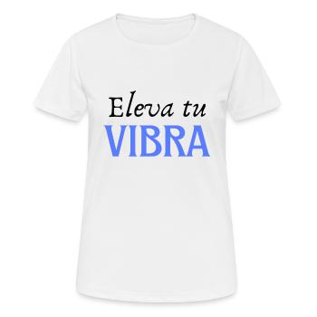 RAISE YOUR VIBE - Women's Breathable T-Shirt - white - Front - AI Model Female 172 dark (172cm)