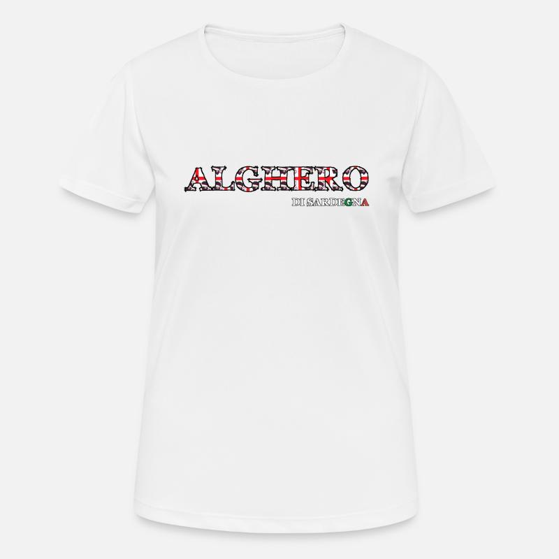 Alghero di Sardegna - Women's Breathable T-Shirt - white