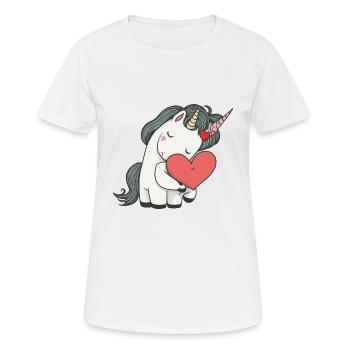 Baby unicorn - Women's Breathable T-Shirt - white - Front - AI Model Female 172 dark (172cm)