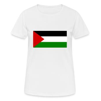 palestina - Women's Breathable T-Shirt - white - Front - AI Model Female 172 dark (172cm)