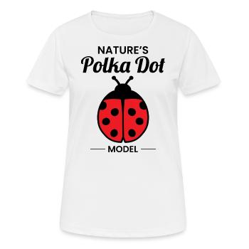 Marienkäfer Insektensammler Entomologie Entomologe - Frauen T-Shirt atmungsaktiv - Weiß - Vorne - AI Model Female 172 dark (172cm)