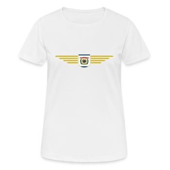 West Virginia Fan Shirt – Nature & Pride - Women's Breathable T-Shirt - white - Front - AI Model Female 172 dark (172cm)