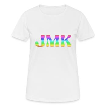 JMK,Mykonos,Airport,Gay,LBGT,Colorful - Women's Breathable T-Shirt - white - Front - AI Model Female 172 dark (172cm)