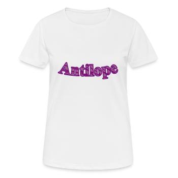 Antilope - Frauen T-Shirt atmungsaktiv - Weiß - Vorne - AI Model Female 172 dark (172cm)