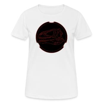 Acrocanthosaurus fossil skull - Women's Breathable T-Shirt - white - Front - AI Model Female 172 dark (172cm)