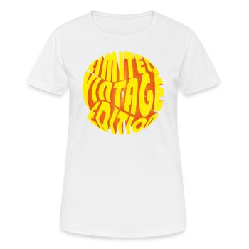 Vintage Edition - T-shirt respirant Femme - blanc - Devant - AI Model Female 172 dark (172cm)
