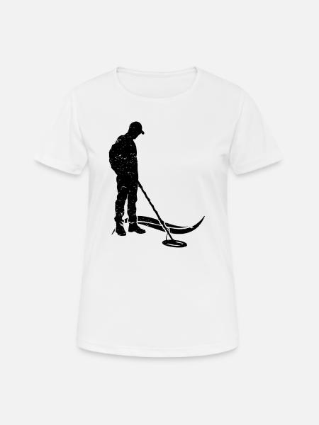 Sondler Detektor Sondeln Sondengänger Geschenk - Dame T-shirt svedtransporterende - hvid