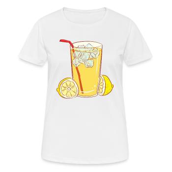 saft juice cocktails lemonade drinks limonade41 - Frauen T-Shirt atmungsaktiv - Weiß - Vorne - AI Model Female 172 dark (172cm)