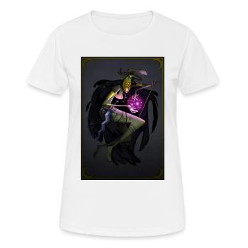 haute prêtresse - T-shirt respirant Femme - blanc - Devant - AI Model Female 172 dark (172cm)