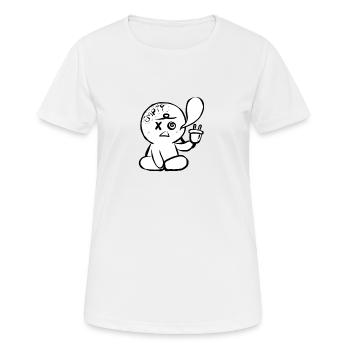 Empty brain - Women's Breathable T-Shirt - white - Front - AI Model Female 172 dark (172cm)