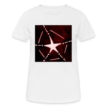 RED RESURRECTION STAR - Women's Breathable T-Shirt - white - Front - AI Model Female 172 dark (172cm)