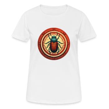 bark beetle - Women's Breathable T-Shirt - white - Front - AI Model Female 172 dark (172cm)
