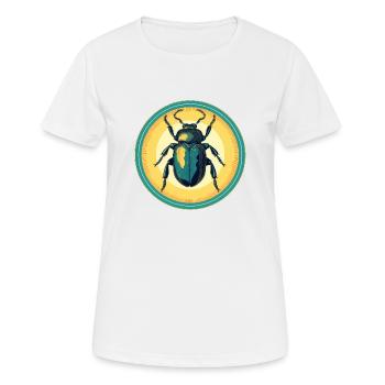 bark beetle - Women's Breathable T-Shirt - white - Front - AI Model Female 172 dark (172cm)