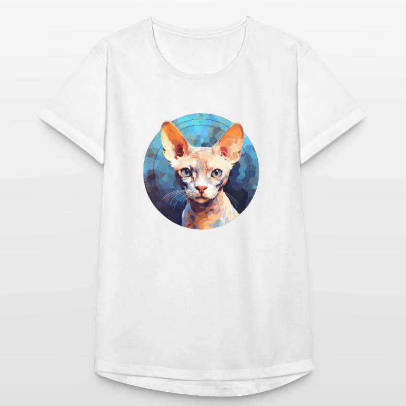 Devon Rex Katze Frauen T-Shirt atmungsaktiv