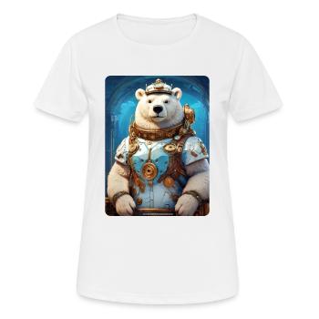 Steampunk Ice Bear 1.19 - Women's Breathable T-Shirt - white - Front - AI Model Female 172 dark (172cm)