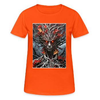 Creepy Plants Alien 1.6 - Women's Breathable T-Shirt - neon orange - Front - AI Model Female 172 dark (172cm)