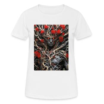 Spooky Plants 1.10 - Women's Breathable T-Shirt - white - Front - AI Model Female 172 dark (172cm)