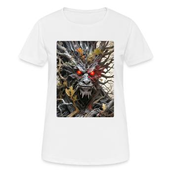 Spooky Plants Dino 1.2 - Women's Breathable T-Shirt - white - Front - AI Model Female 172 dark (172cm)