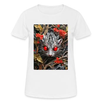 Spooky Plants Mouse 1.1 - Women's Breathable T-Shirt - white - Front - AI Model Female 172 dark (172cm)