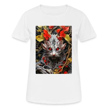 Spooky Plants Mouse 1.6 - Women's Breathable T-Shirt - white - Front - AI Model Female 172 dark (172cm)