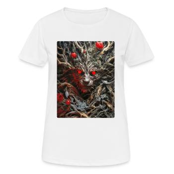 Spooky Plants Dog 1.2 - Women's Breathable T-Shirt - white - Front - AI Model Female 172 dark (172cm)