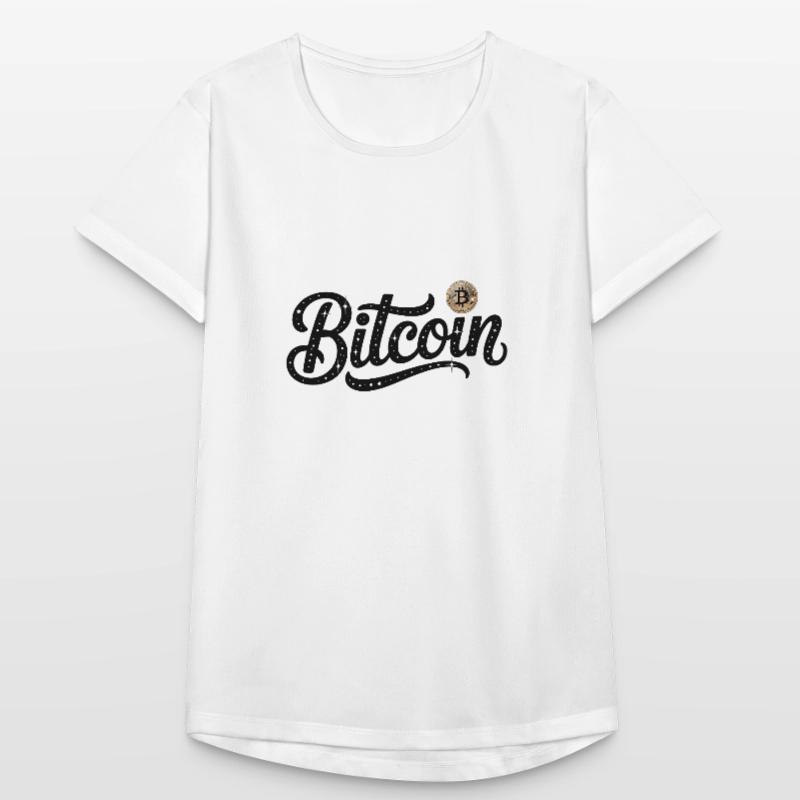 Bitcoin Logo - Crypto Coding Sticker Frauen T-Shirt atmungsaktiv