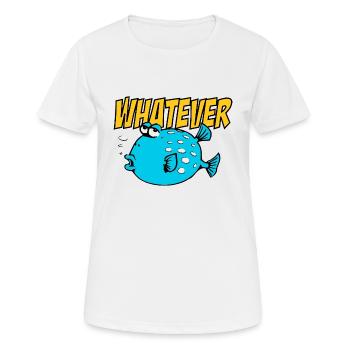 Whatever Fishi - Frauen T-Shirt atmungsaktiv - Weiß - Vorne - AI Model Female 172 dark (172cm)