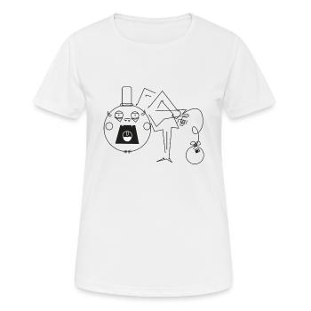 Hut Bombe - Frauen T-Shirt atmungsaktiv - Weiß - Vorne - AI Model Female 172 dark (172cm)