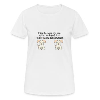 The reason we are born - Women's Breathable T-Shirt - white - Front - AI Model Female 172 dark (172cm)