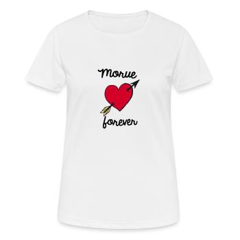 Morue forever - T-shirt respirant Femme - blanc - Devant - AI Model Female 172 dark (172cm)