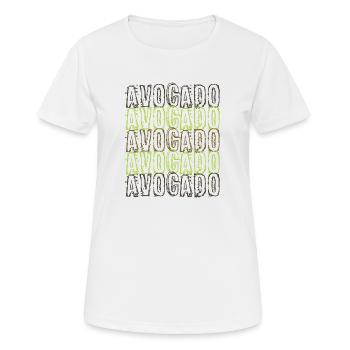 avocat alerte - T-shirt respirant Femme - blanc - Devant - AI Model Female 172 dark (172cm)