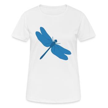 Libellule - libellule - T-shirt respirant Femme - blanc - Devant - AI Model Female 172 dark (172cm)