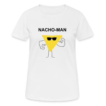 Nacho Man Macho Muskeln Geschenk Geschenkidee - Frauen T-Shirt atmungsaktiv - Weiß - Vorne - AI Model Female 172 dark (172cm)