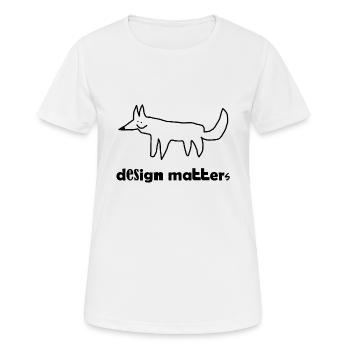 questions de conception - T-shirt respirant Femme - blanc - Devant - AI Model Female 172 dark (172cm)