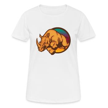 rhino - Women's Breathable T-Shirt - white - Front - AI Model Female 172 dark (172cm)