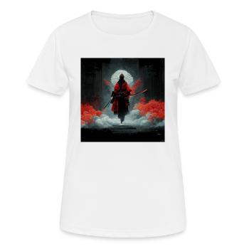 le réveil du ronin - T-shirt respirant Femme - blanc - Devant - AI Model Female 172 dark (172cm)