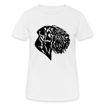 292 géant - T-shirt respirant Femme - blanc - Devant - AI Model Female 172 dark (172cm)